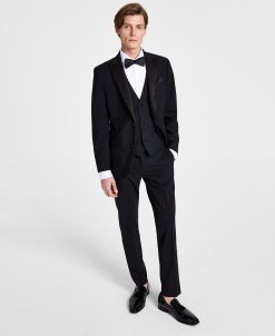 Bar III Men's Slim-Fit Faille-Trim Tuxedo Jacket, Vest & Pants, Created For Macy's