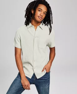 And Now This Men's Seersucker Shirt -macys shop 22986105 fpx