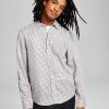 And Now This Men's Mini Check Long-Sleeve Button-Up Shirt -macys shop 22986327 fpx
