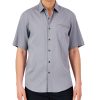 Alfani Men's Short-Sleeve Modern Stretch Dobby Shirt, Created For Macy's -macys shop 22988244 fpx