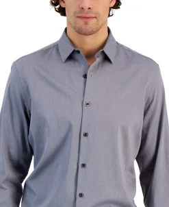 Alfani Men's Modern Classic-Fit Stretch Dot Dobby Button-Down Shirt, Created For Macy's 5 Alfani Men's Modern Classic-Fit Stretch Dot Dobby Button-Down Shirt, Created For Macy's -macys shop 22988353 fpx