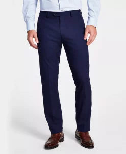 Alfani Men's Slim-Fit Stretch Solid Suit Pants, Created For Macy's -macys shop 22998678 fpx
