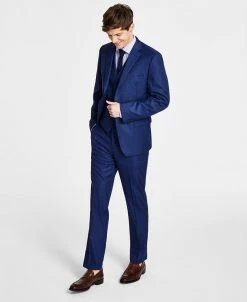 Alfani Men's Slim-Fit Stretch Solid Suit Separates, Created For Macy's