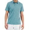 Alfani Tech Short Sleeve Marled Polo Shirt, Created For Macy's -macys shop 23011929 fpx