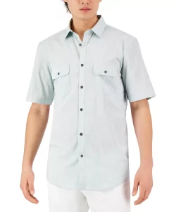 Alfani Men's Warren Shirt, Created For Macy's -macys shop 23046508 fpx