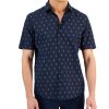 Alfani Men's Fulano Classic-Fit Geo-Print Button-Down Poplin Shirt, Created For Macy's -macys shop 23046852 fpx