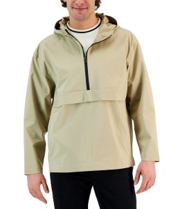 Alfani Men's AlfaTech Popover Anorak Lightweight Jacket, Created For Macy's