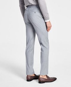 Bar III Men's Skinny-Fit Sharkskin Suit Pants, Created For Macy's 4 Bar III Men's Skinny-Fit Sharkskin Suit Pants, Created For Macy's -macys shop 23047595 fpx