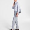 Bar III Men's Slim-Fit Wool Sharkskin Suit Pants, Created For Macy's -macys shop 23047962 fpx