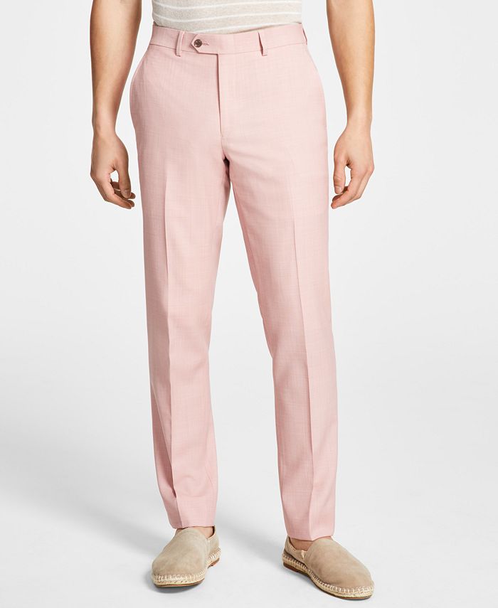 Men's Slim-Fit Wool Sharkskin Suit Pants, Created For Macy's Bar III Men's Slim-Fit Wool Sharkskin Suit Pants, Created For Macy's -macys shop