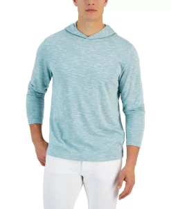 Alfani Men's Pique Slub Hoodie, Created For Macy's -macys shop 23048673 fpx