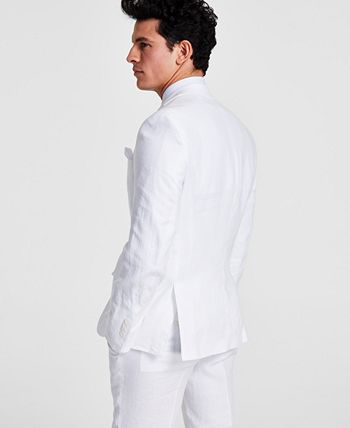 Men's Slim-Fit Textured Linen Suit Separate Jacket, Created For Macy's Bar III Men's Slim-Fit Textured Linen Suit Separate Jacket, Created For Macy's -macys shop