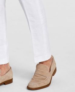 Bar III Men's Slim-Fit Textured Linen Suit Separate Pant, Created For Macy's -macys shop 23057326 fpx