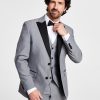 Alfani Men's Slim-Fit Contrast-Trim Tuxedo Jacket, Created For Macy's -macys shop 23060340 fpx