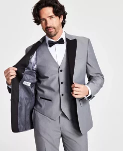 Alfani Men's Slim-Fit Contrast-Trim Tuxedo Jacket, Created For Macy's 6 Alfani Men's Slim-Fit Contrast-Trim Tuxedo Jacket, Created For Macy's -macys shop 23060355 fpx