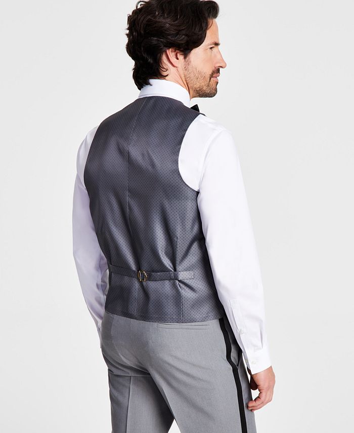 Men's Slim-Fit Contrast-Trim Tuxedo Vest, Created For Macy's Alfani Men's Slim-Fit Contrast-Trim Tuxedo Vest, Created For Macy's -macys shop
