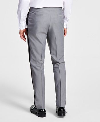 Men's Slim-Fit Contrast-Trim Tuxedo Pants, Created For Macy's Alfani Men's Slim-Fit Contrast-Trim Tuxedo Pants, Created For Macy's -macys shop