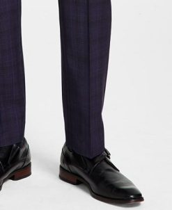 Michael Kors N's Classic Fit Wool-Blend Plaid Suit Pants -macys shop 23100099 fpx