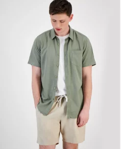 Sun + Stone Men's Weston Shirt, Created For Macy's 6 Sun + Stone Men's Weston Shirt, Created For Macy's -macys shop 23110957 fpx