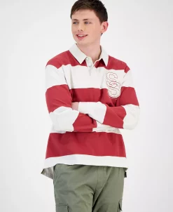 Sun + Stone Men's Kenny Rugby Shirt, Created For Macy's -macys shop 23111016 fpx