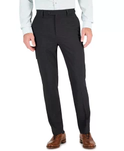 Vince Camuto Men's Slim-Fit Spandex Super-Stretch Suit Pants -macys shop 23139149 fpx