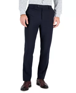 Vince Camuto Men's Slim-Fit Spandex Super-Stretch Suit Pants -macys shop 23139151 fpx