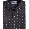 Club Room Men's Slim Fit Skull Print Dress Shirt, Created For Macy's -macys shop 23214334 fpx