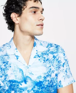 INC International Concepts Men's Bloom Print Button-Down Camp Shirt, Created For Macy's 5 INC International Concepts Men's Bloom Print Button-Down Camp Shirt, Created For Macy's -macys shop 23232533 fpx