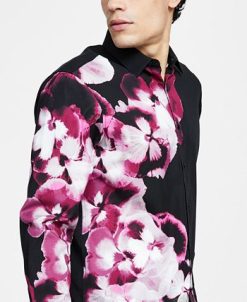 INC International Concepts Men's Floral Classic-Fit Button-Down Shirt, Created For Macy's 4 INC International Concepts Men's Floral Classic-Fit Button-Down Shirt, Created For Macy's -macys shop 23232538 fpx