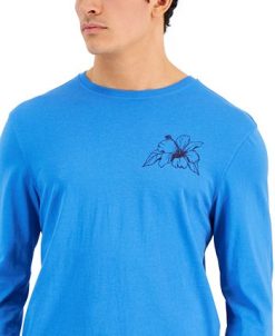 Club Room Men's Tiki Lounge Classic-Fit Graphic Long-Sleeve T-Shirt, Created For Macy's -macys shop 23286606 fpx