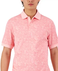 Club Room Men's Ben Tropical Polo, Created For Macy's -macys shop 23287229 fpx