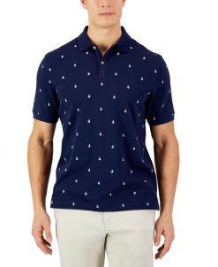 Club Room Men's Diamond Sail Polo, Created For Macy's
