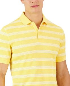 Club Room Men's Retro Stripe Polo, Created For Macy's -macys shop 23308420 fpx