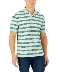 Club Room Men's Retro Stripe Polo, Created For Macy's -macys shop 23308423 fpx
