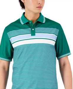 Club Room Men's Variegated Polo, Created For Macy's -macys shop 23308612 fpx