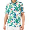 Club Room Men's Daniel Tropical Tech Polo, Created For Macy's -macys shop 23308619 fpx