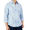 Club Room Men's Long-Sleeve Arno Paisley Refined Woven Shirt, Created For Macy's -macys shop 23359016 fpx