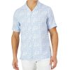 Club Room Men's Short-Sleeve Tile Shibori Silk Shirt, Created For Macy's -macys shop 23359035 fpx