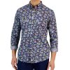 Club Room Ken Long Sleeve Button-Down Ditsy Floral Print Shirt, Created For Macy's 2 Club Room Ken Long Sleeve Button-Down Ditsy Floral Print Shirt, Created For Macy's -macys shop 23359396 fpx