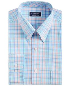 Club Room Men's Regular Fit Cotton Peter Plaid Dress Shirt, Created For Macy's 5 Club Room Men's Regular Fit Cotton Peter Plaid Dress Shirt, Created For Macy's -macys shop 23443997 fpx