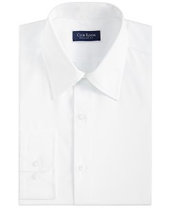 Club Room Men's Regular Fit Solid Dress Shirt, Created For Macy's -macys shop 23444015 fpx