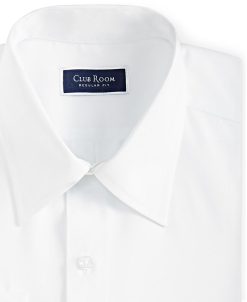 Club Room Men's Regular Fit Solid Dress Shirt, Created For Macy's -macys shop 23444018 fpx