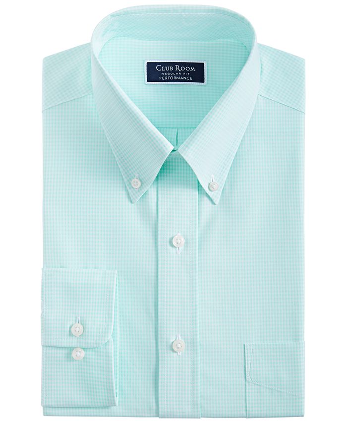 Men's Regular Fit Cotton Mini Gingham Dress Shirt, Created For Macy's Club Room Men's Regular Fit Cotton Mini Gingham Dress Shirt, Created For Macy's -macys shop
