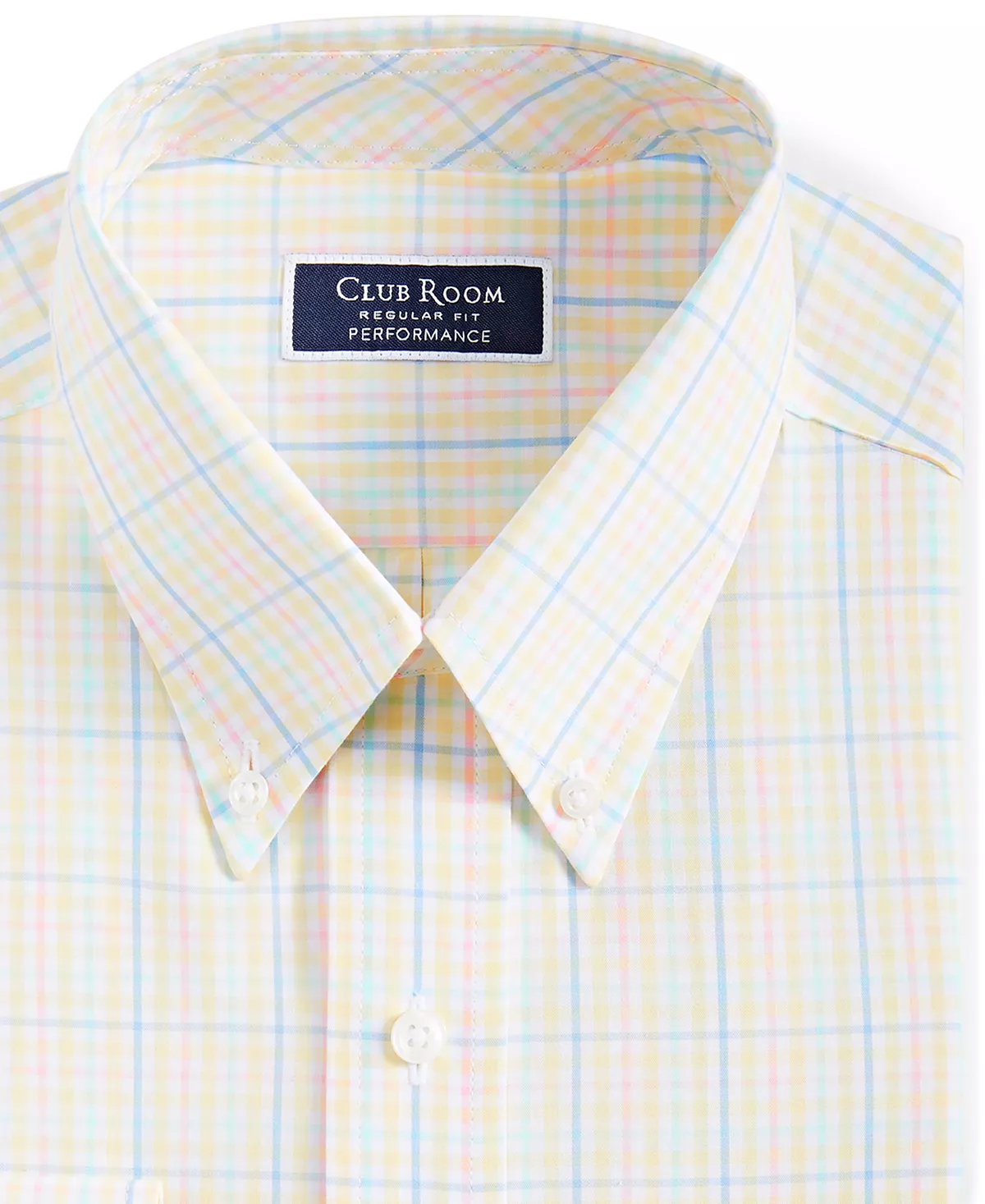 Men's Regular Fit Ditto Plaid Dress Shirt, Created For Macy's Club Room Men's Regular Fit Ditto Plaid Dress Shirt, Created For Macy's -macys shop