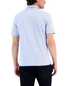 Alfani Mode Short Sleeve Colorblocked Geo Polo Shirt, Created For Macy's -macys shop 23494865 fpx