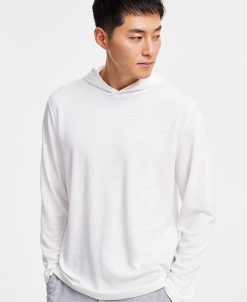 Alfani Men's Pique Slub Hoodie, Created For Macy's