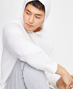 Alfani Men's Pique Slub Hoodie, Created For Macy's -macys shop 23508369 fpx
