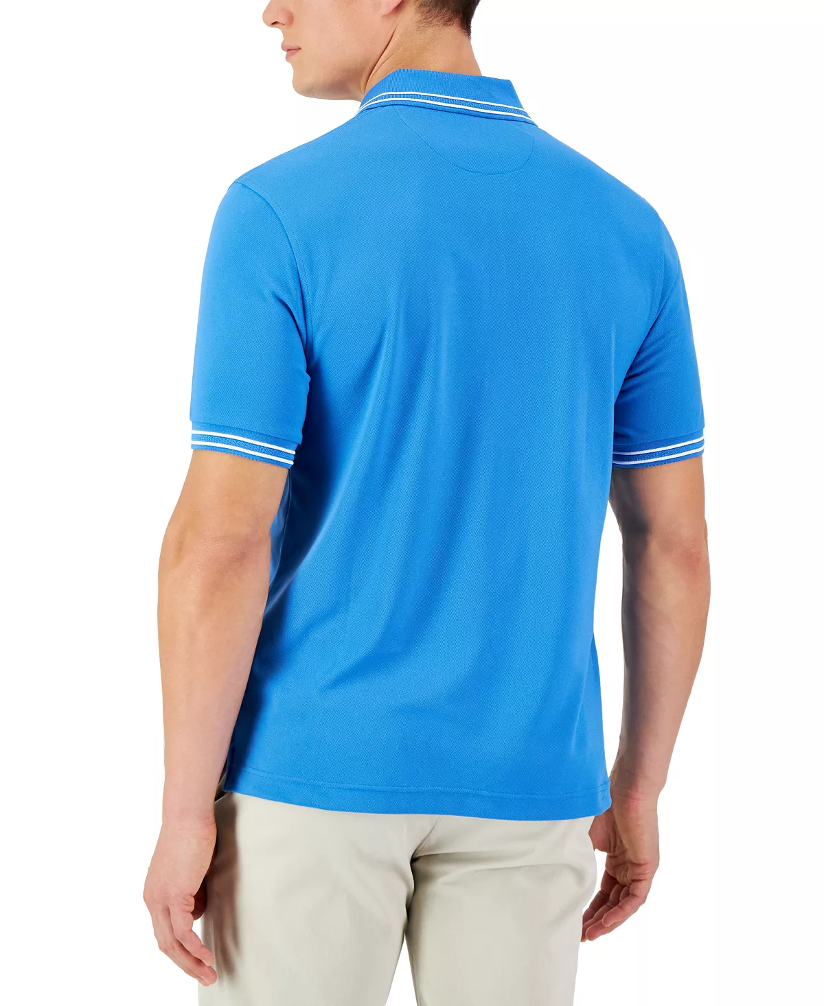 Men's Performance Stripe Polo, Created For Macy's Club Room Men's Performance Stripe Polo, Created For Macy's -macys shop