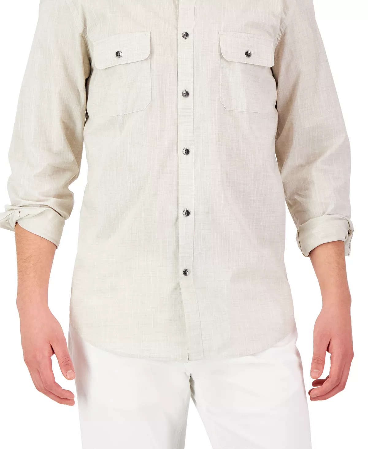 Men's Regular-Fit Solid Shirt, Created For Macy's Alfani Men's Regular-Fit Solid Shirt, Created For Macy's -macys shop