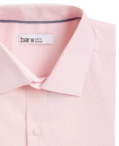 Bar III Men's Slim Fit Chambray Dress Shirt, Created For Macy's -macys shop 23567917 fpx